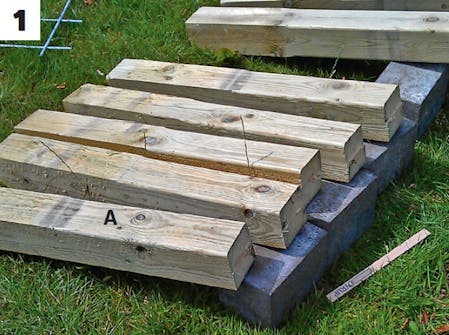 Eldstad med bänkar Eldstad med bänkar